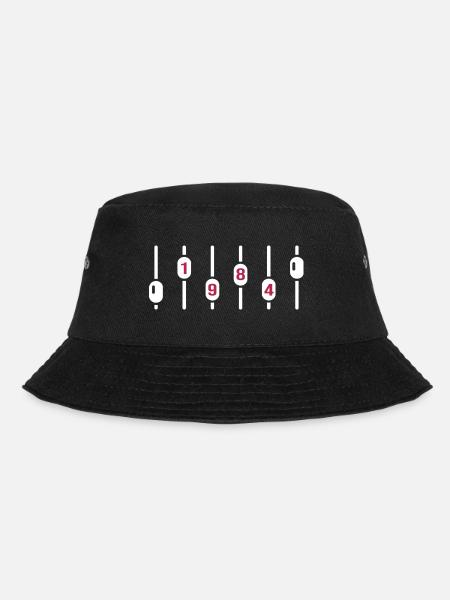 1984 geburtstag jubiläum sound engineer dj disco - Bucket Hat - Schwarz