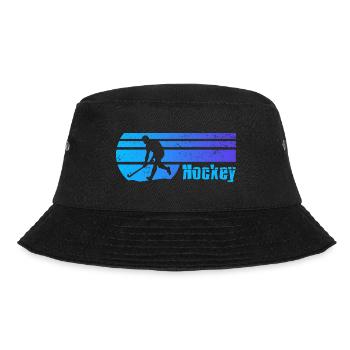 Feldhockey Hockeyspieler Hockey - Bucket Hat - Schwarz - Vorne - Lela (165cm)