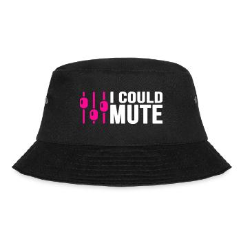 DJ Music Audio Mixer Analog Audio Mixer Disco - Bucket Hat - black - Front - Lela (165cm)