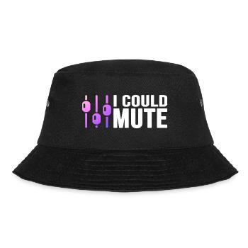 Audio, Sound, Mixer, Synthesizer - Bucket Hat - black - Front - Lela (165cm)