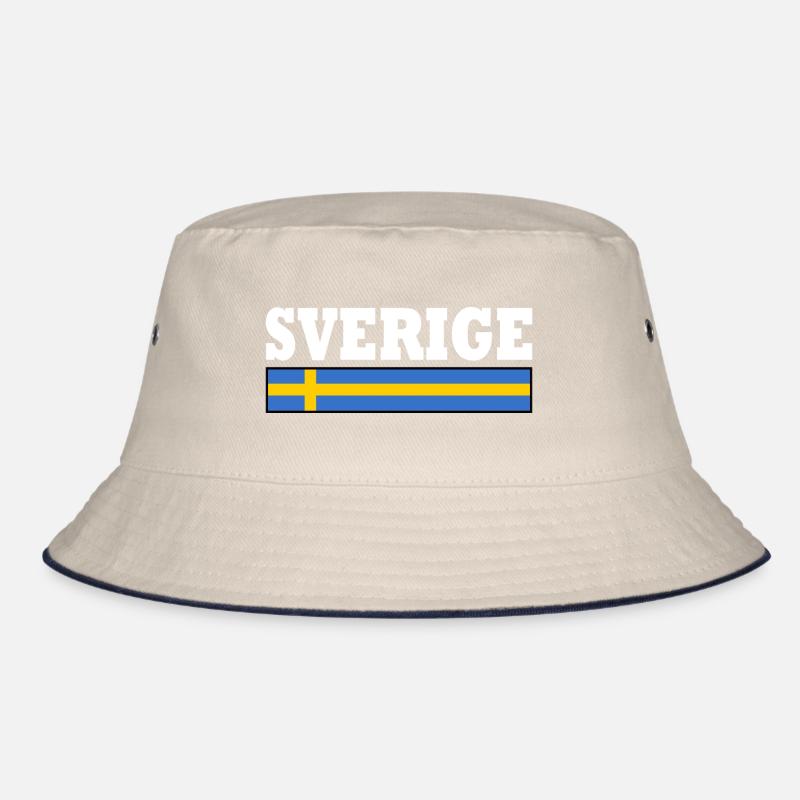 Sweden flag Bucket Hat
