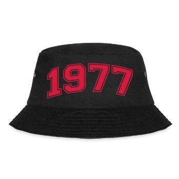 1977 - Bucket Hat - Schwarz - Vorne - Lela (165cm)