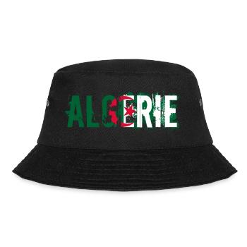 logo_flag_grunge_algerie_2 - Bucket Hat - black - Front - Lela (165cm)