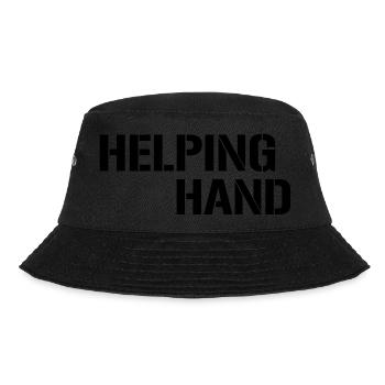 Helping Hand - Bucket Hat - black - Front - Lela (165cm)