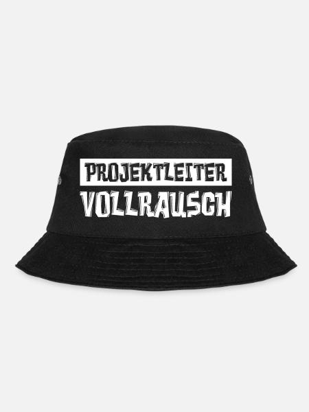 Projektleiter Voll - Bucket Hat - Schwarz