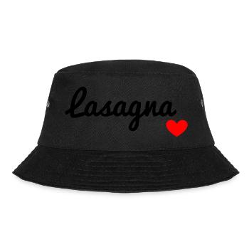 lasagna - Bucket Hat - black - Front - Lela (165cm)