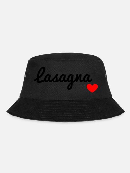 lasagna - Bucket Hat - black