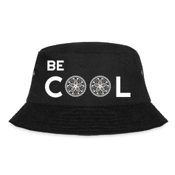 Lasst uns cool sein, cool sein, cool eiskalt sein, - Bucket Hat - Schwarz - Vorne - Lela (165cm)