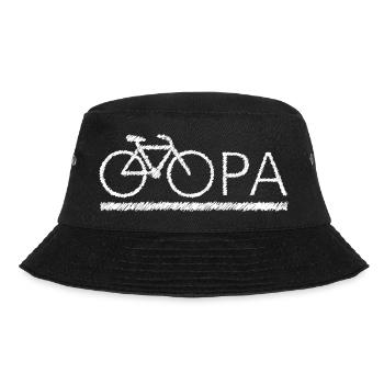 bester Opa Fahrrad Mountainbike Radeln Kritzeln - Bucket Hat - Schwarz - Vorne - Lela (165cm)