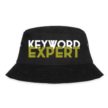 Keyword-Expert - Bucket Hat - Schwarz - Vorne - Lela (165cm)