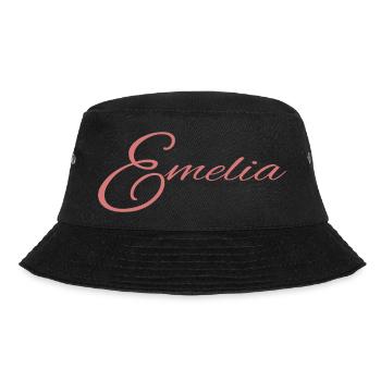 Name Emelia - Bucket Hat - black - Front - Lela (165cm)
