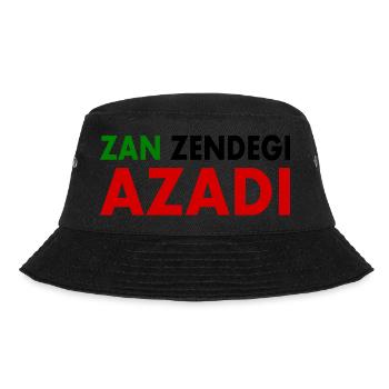 women life freedom Zan zendegi azadi - Bucket Hat - black - Front - Lela (165cm)