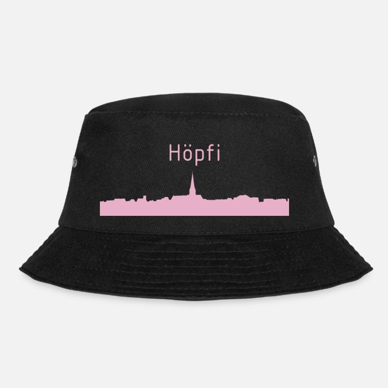 Höpfi pink - Bucket Hat - Schwarz
