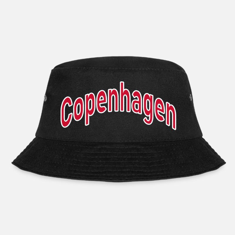Copenhagen - Bucket Hat - Schwarz