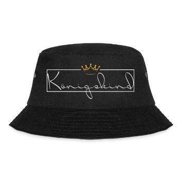 Child of God - gold / weiß - Bucket Hat - Schwarz - Vorne - Lela (165cm)
