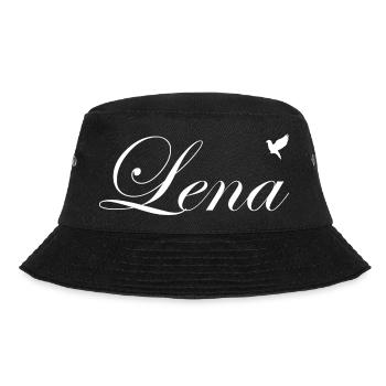 Lena beautiful name White - Bucket Hat - black - Front - Lela (165cm)