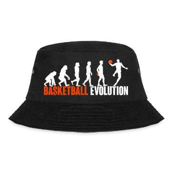 Basketball Basketballer Evolution - Bucket Hat - Schwarz - Vorne - Lela (165cm)