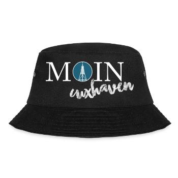 MOIN cuxhaven - Bucket Hat - Schwarz - Vorne - Lela (165cm)