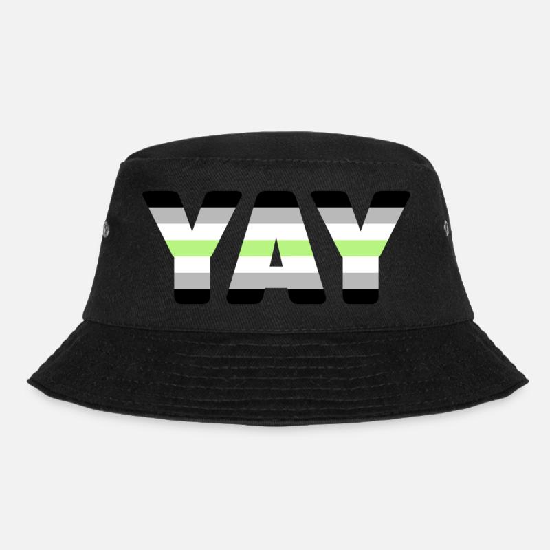 YAY Agender - Bucket Hat - black