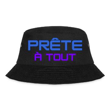 T-Shirt Femme PRÊTE À TOUT - Bob - noir - Devant - Lela (165cm)