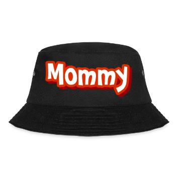 Muttertags Special "Mommy" - Bucket Hat - Schwarz - Vorne - Lela (165cm)