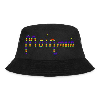moin 4 - Bucket Hat - Schwarz - Vorne - Lela (165cm)