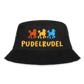 Poodle Pack Dog Bello Dog Owner Fan - Bucket Hat - black - Front - Lela (165cm)