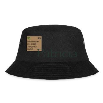 Patricia Vorname Namensschild Protactinium - Bucket Hat - Schwarz - Vorne - Lela (165cm)