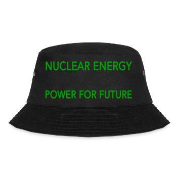 nuclear energy - Bucket Hat - Schwarz - Vorne - Lela (165cm)