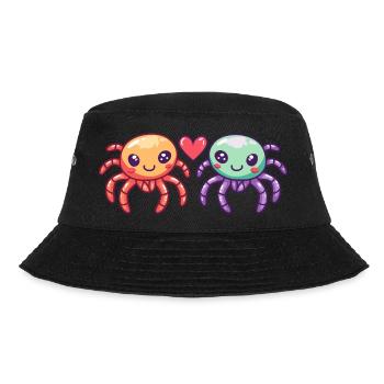 Tarantula Comic Couple Love - Bucket Hat - black - Front - Lela (165cm)
