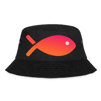 FISCH. APRILSCHERZ - Bucket Hat - Schwarz - Vorne - Lela (165cm)
