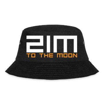 Bitcoin to the Moon - Bucket Hat - Schwarz - Vorne - Lela (165cm)