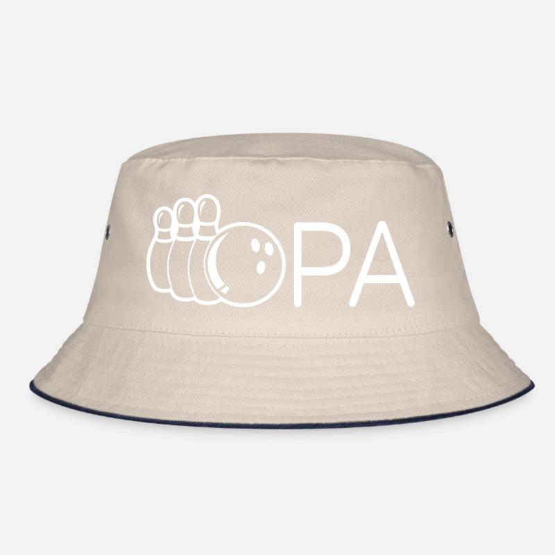 Opa Bowling Geschenkidee Bucket Hat