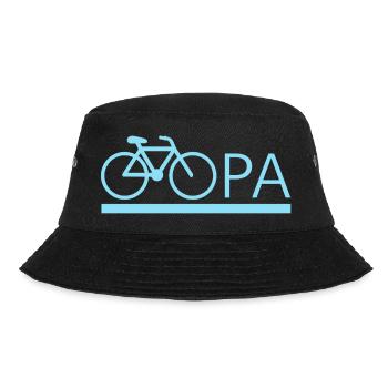 bester Opa Fahrrad Mountainbike Radeln Kritzeln - Bucket Hat - Schwarz - Vorne - Lela (165cm)