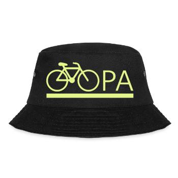 bester Opa Fahrrad Mountainbike Radeln Kritzeln - Bucket Hat - Schwarz - Vorne - Lela (165cm)