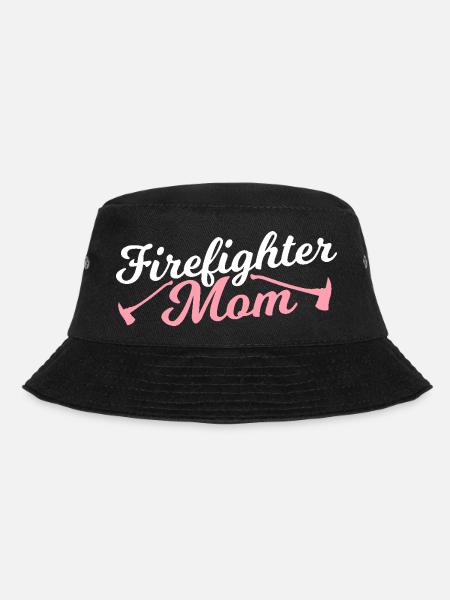Feuerwehr Mama - Bucket Hat - Schwarz