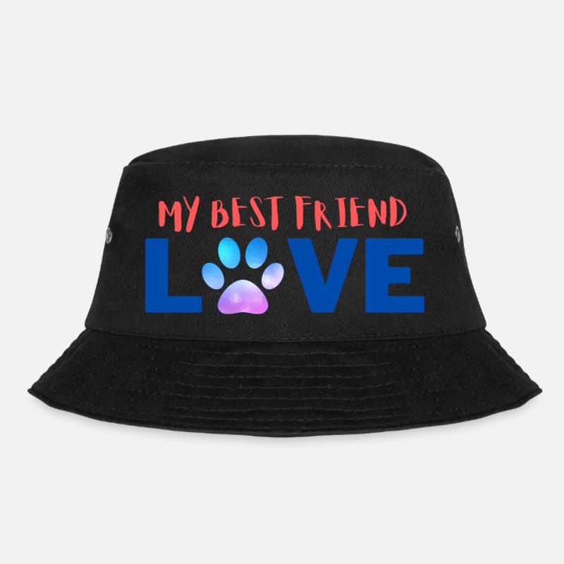 My best friend - Bucket Hat - black