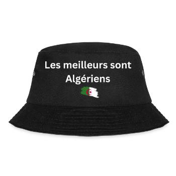 Les meilleurs sont Algériens - Bob - noir - Devant - Lela (165cm)