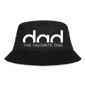 dad – the favorite one. - Bucket Hat - Schwarz - Vorne - Lela (165cm)