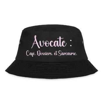 Avocate : café, dossiers et sarcasme - Bob - noir - Devant - Lela (165cm)