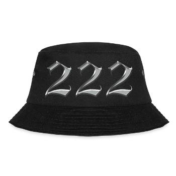 Angel Number 222 Alignment  - Bucket Hat - black - Front - Lela (165cm)