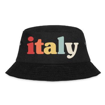 Italy Retro Italian - Bucket Hat - black - Front - Lela (165cm)