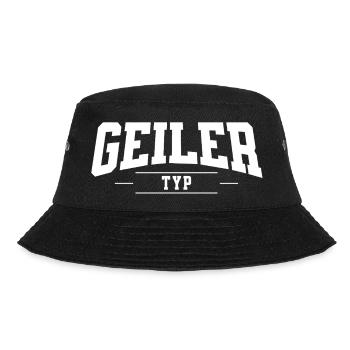 Geiler Typ - Bucket Hat - Schwarz - Vorne - Lela (165cm)