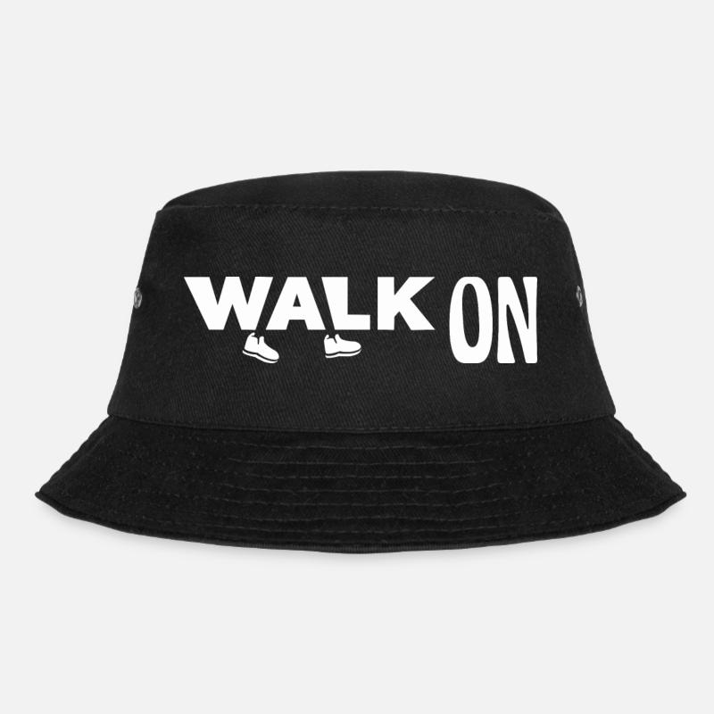 Walk on - Bucket Hat - Schwarz