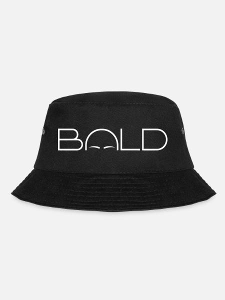 Bald - Kahl - Bucket Hat - Schwarz