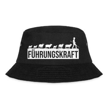 Schäferei Schafe Führungskraft Schafhirte Geschenk - Bucket Hat - Schwarz - Vorne - Lela (165cm)