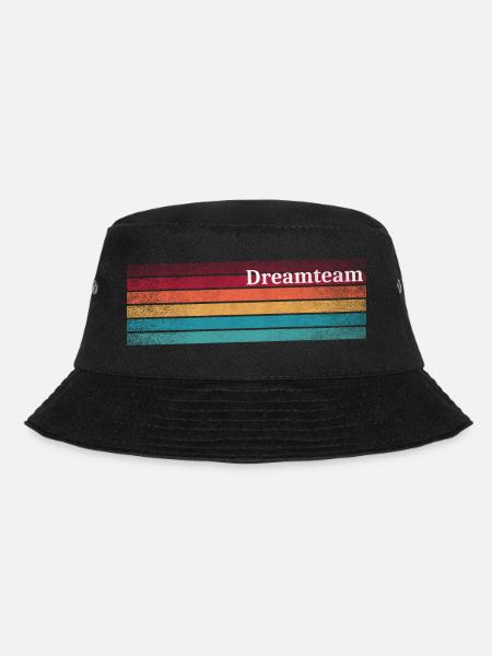 Team - Bucket Hat - Schwarz