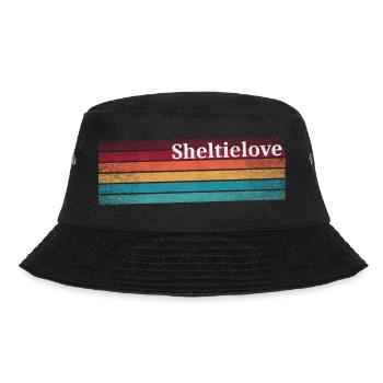 Sheltie love The best of dog - Bucket Hat - black - Front - Lela (165cm)