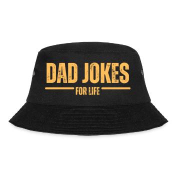 Dad Jokes for Life - Bucket Hat - black - Front - Lela (165cm)