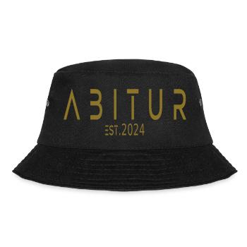 Abitur Est. 2024 - Bucket Hat - Schwarz - Vorne - Lela (165cm)